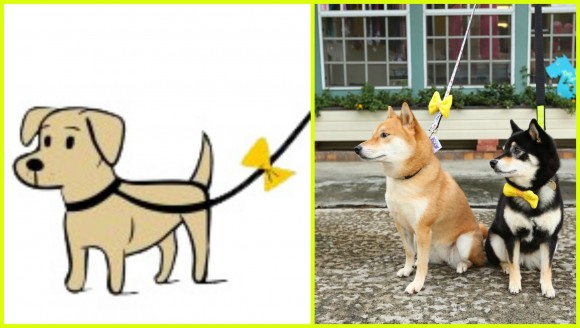 yellow dog Collage