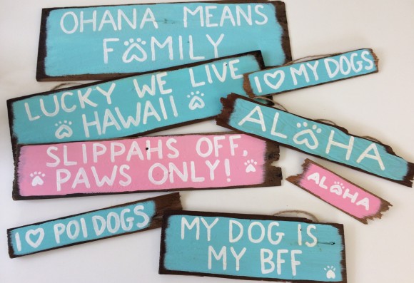 handpainted reclaimed wooden signs