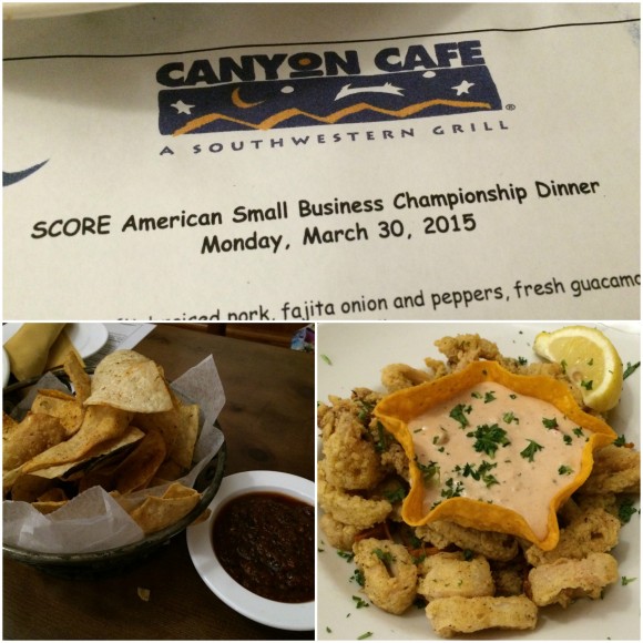 Delicious dinner at Canyon Cafe!