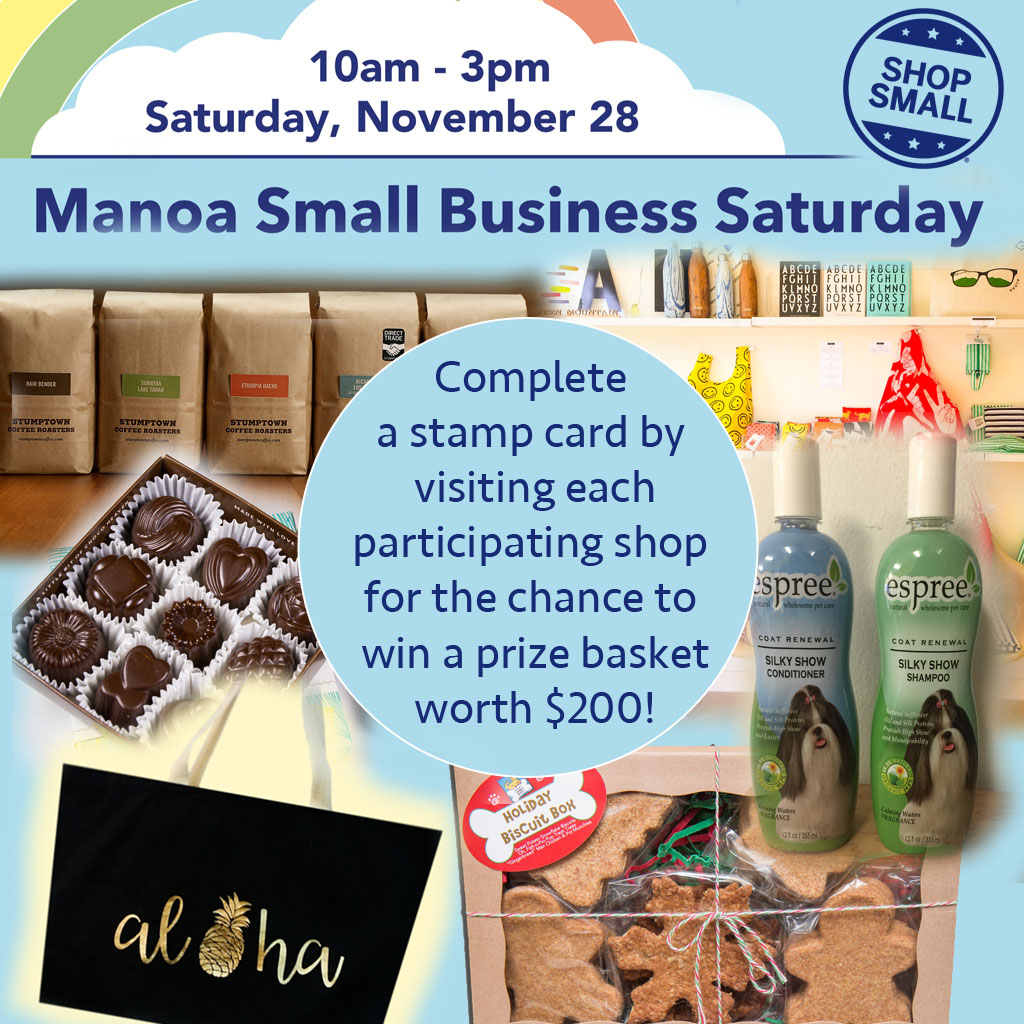 Small Business Saturday in Manoa